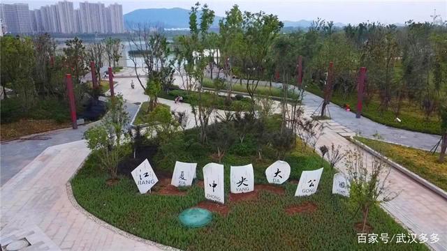 鸟瞰江夏中央大公园 鸟瞰江夏中央大公园
