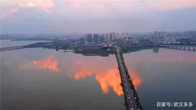 鸟瞰江夏中央大公园 鸟瞰江夏中央大公园