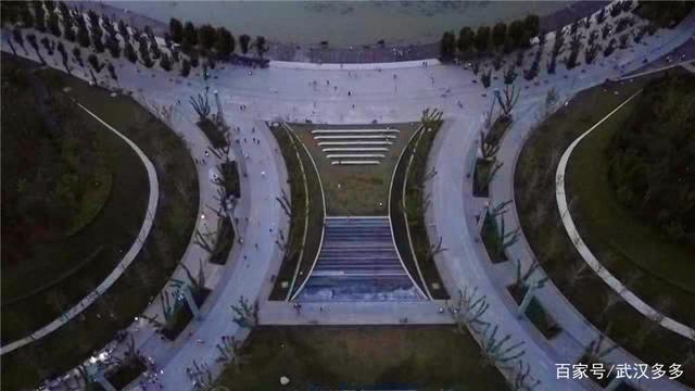 鸟瞰江夏中央大公园 鸟瞰江夏中央大公园