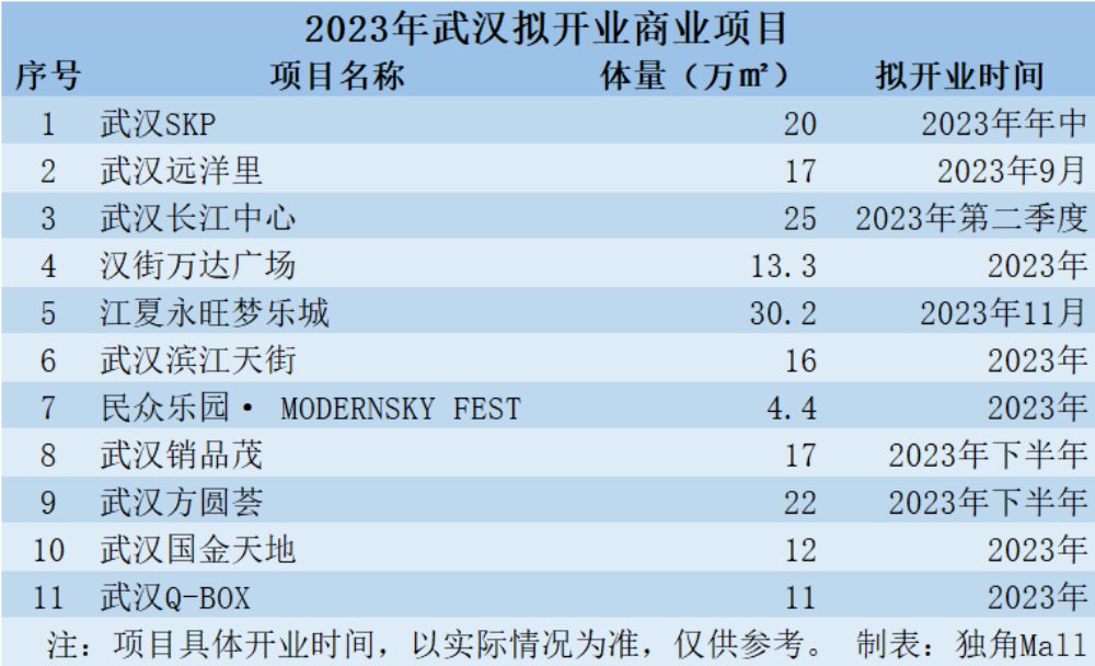 武汉SKP、武汉远洋里、江夏永旺梦乐城 你最期待的项目有那些？