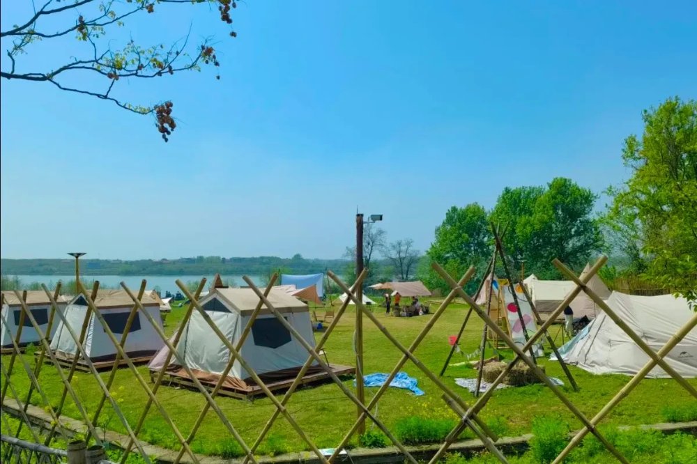 在武汉江夏区有一个露营烧烤的好地方 在武汉江夏区有一个露营烧烤的好地方