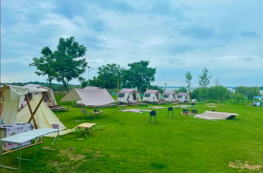 在武汉江夏区有一个露营烧烤的好地方 在武汉江夏区有一个露营烧烤的好地方