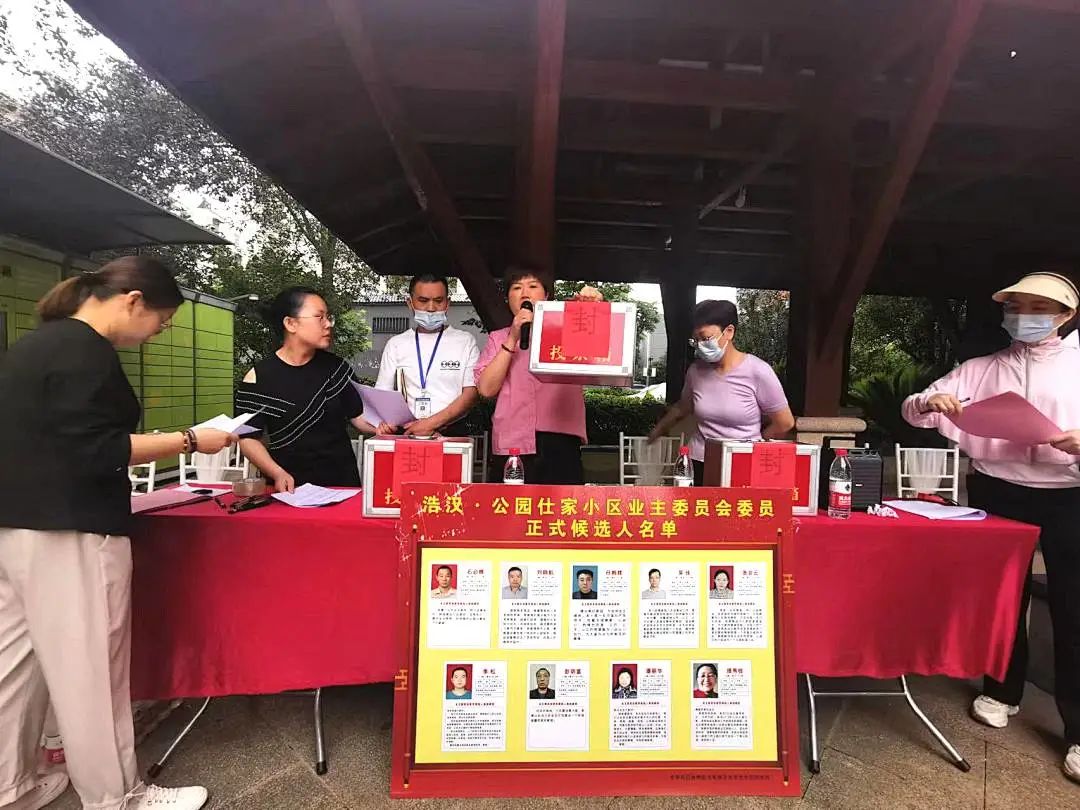 江夏一小区业委会换届选举,小区有了“新管家” 江夏一小区业委会换届选举,小区有了“新管家”