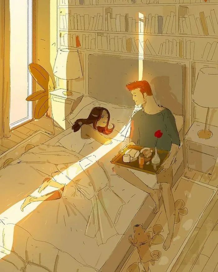 14幅暖心插画告诉我们，一家人在一起，才是稳稳的幸福
