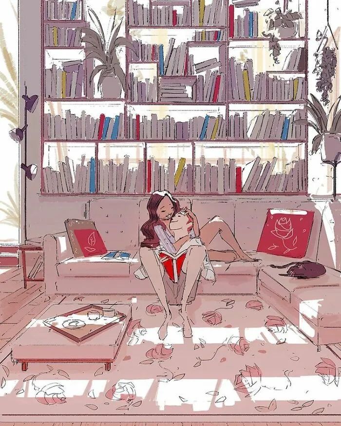 14幅暖心插画告诉我们，一家人在一起，才是稳稳的幸福
