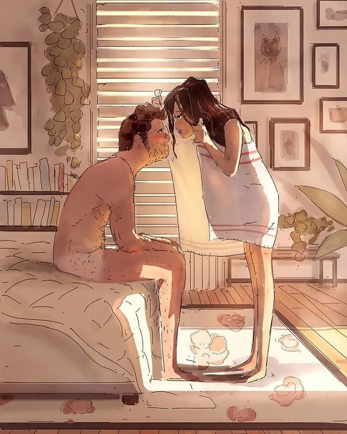 14幅暖心插画告诉我们，一家人在一起，才是稳稳的幸福