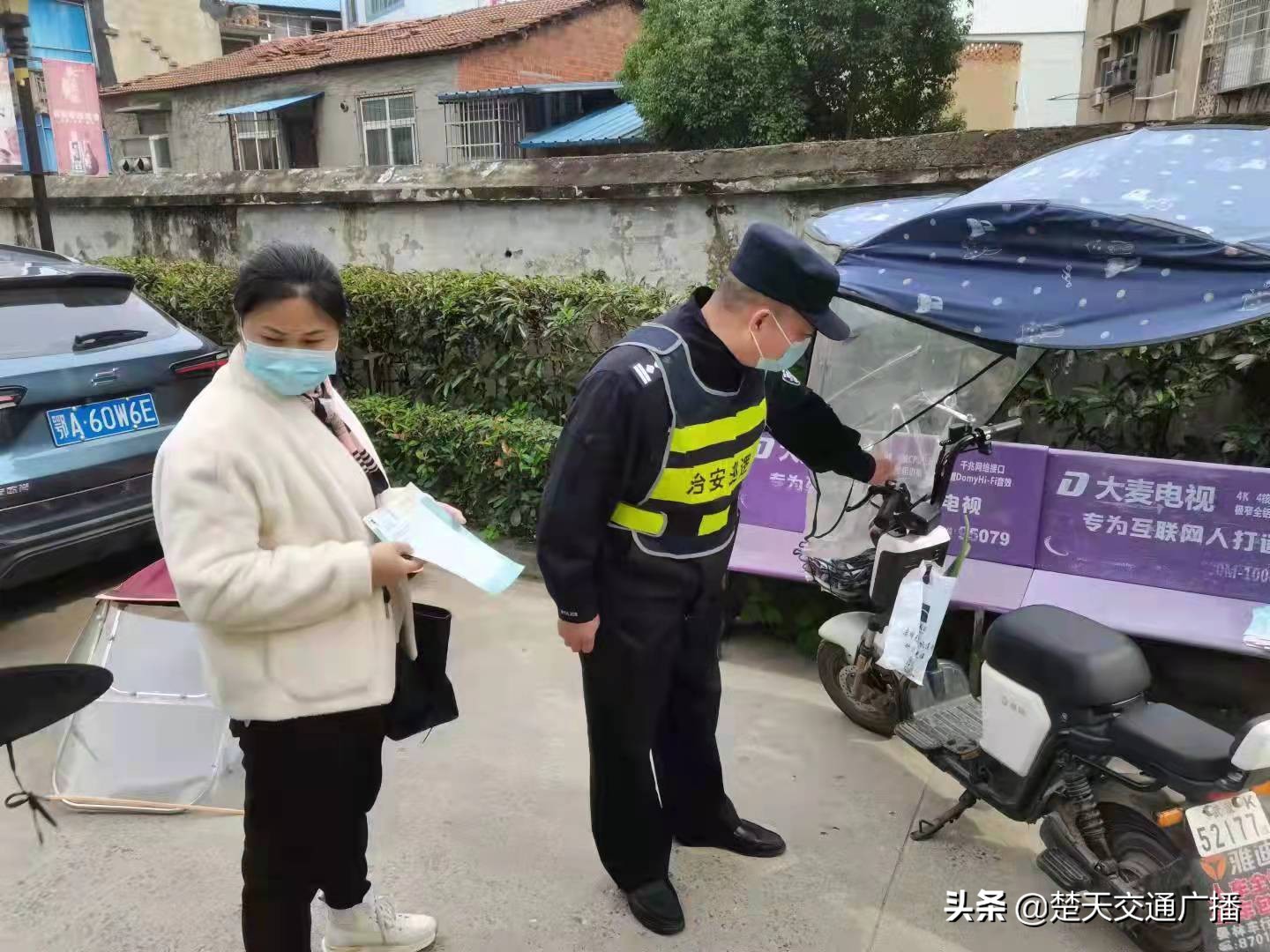 动真格、出实招、求实效！江夏交警联勤联动掀起电动自行车交通秩序整治热潮