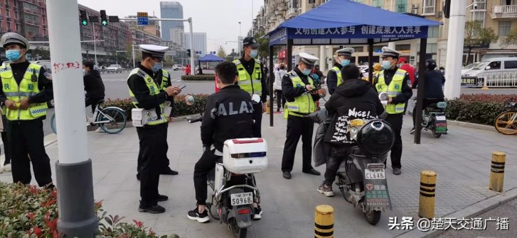 动真格、出实招、求实效！江夏交警联勤联动掀起电动自行车交通秩序整治热潮