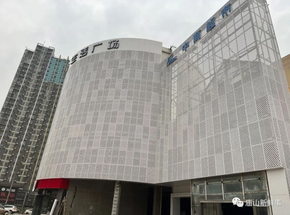 江夏庙山这个商业项目最新工程进度！实拍