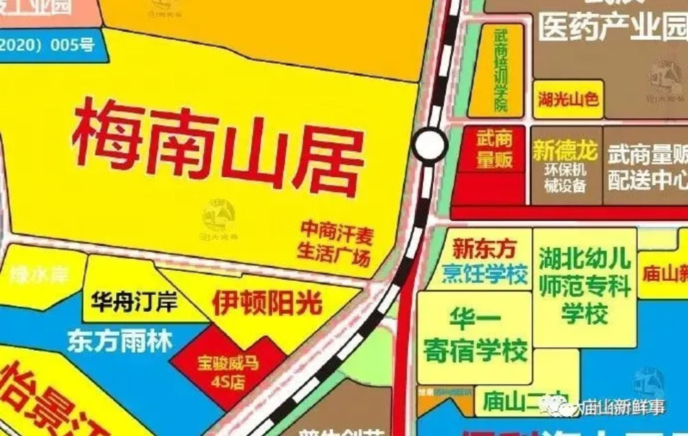 江夏庙山这个商业项目最新工程进度！实拍