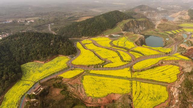 废弃矿区变身“稻城亚丁”江夏灵山生态文化旅游区披彩归来
