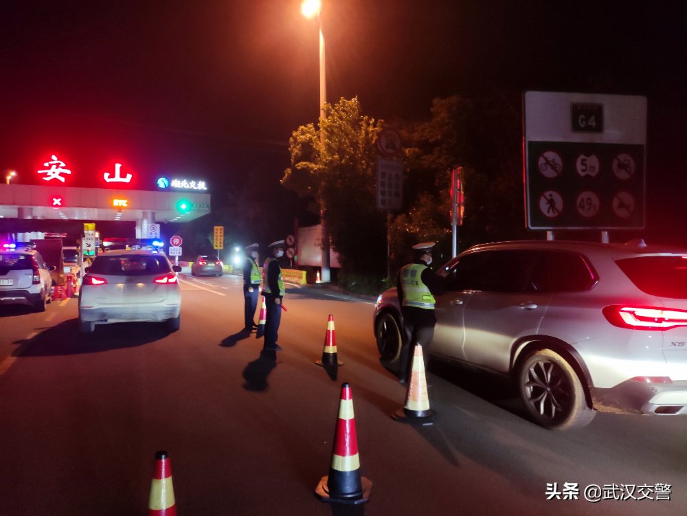 男子醉驾准备上高速被查，五一期间武汉江夏交警查获酒醉驾45起