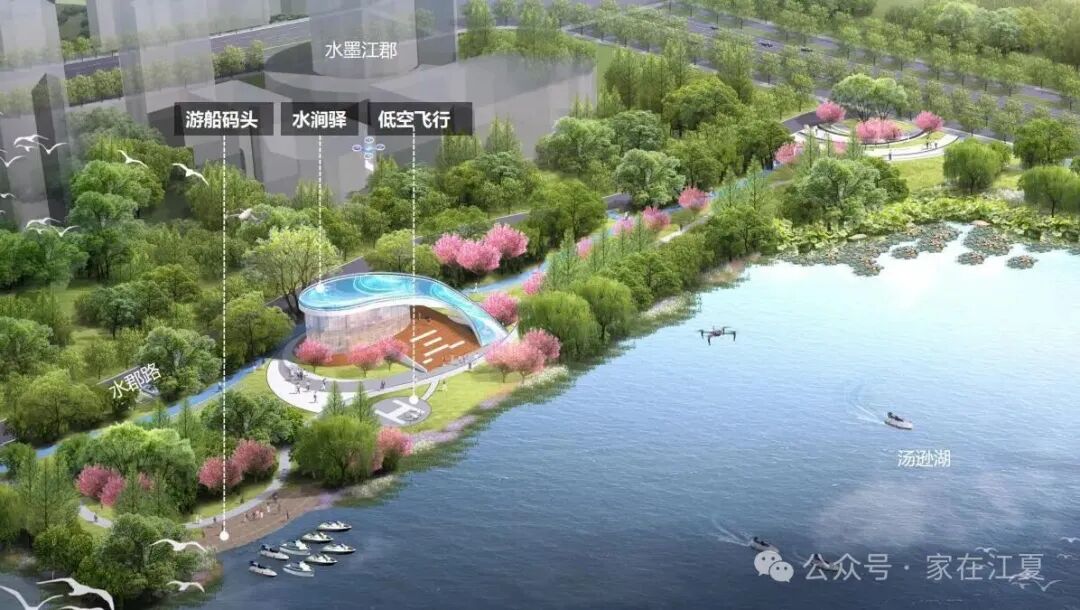 全面启动！江夏区文化大道汤逊湖环湖绿道综合整治！