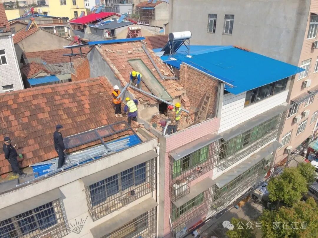 无人机锁定4处违建！江夏区及时拆违除隐患！